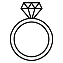 Ring Black Outline icon