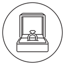 Ring box icon