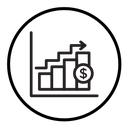 Rise price icon