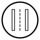 Road Lane Divider icon