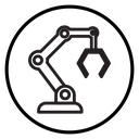 Robot arm icon