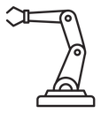 Robotic arm icon