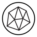 Rock stone crystal icon
