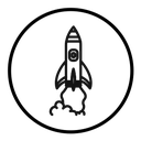 Rocket launch icon
