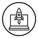Rocket Spaceship Startup icon