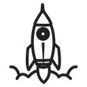 Rocket Spaceship Startup icon