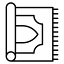 Rolled Rug Fringe icon