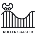 Roller coaster 3 icon