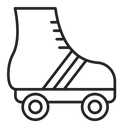 Roller skates icon