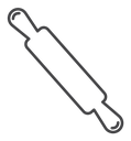 Rolling pin icon