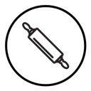 Rolling pin icon