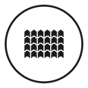 Roof tile 3 icon