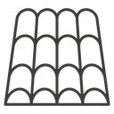 Roof tile 2 icon