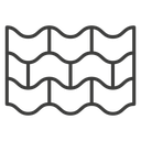 Roof tile 3 icon