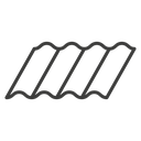 Roof tile icon