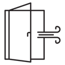 Room ventilation icon