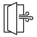 Room ventilation icon