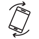 Rotate phone icon
