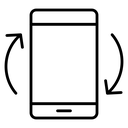 Rotate smartphone icon