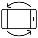 Rotate smartphone icon
