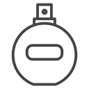 Round perfume bottle icon