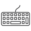 Rounded Corner Keyboard icon