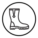 Rubber boots icon