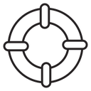 Rubber ring icon