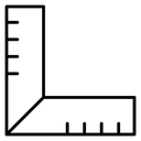 Ruler combined icon