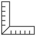 Ruler combined icon