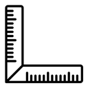 Ruler combined icon