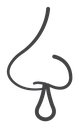 Runny nose icon