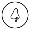 Runny nose icon