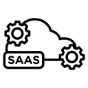 SaaS Cloud Gears icon