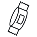 Sachet 2 Black Outline icon