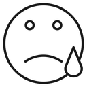 Sad icon