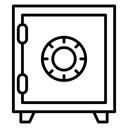 Safe locker icon