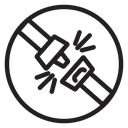Safety belt icon
