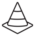 Safety cone icon