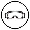 Safety goggles icon