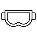 Safety Goggles Side Straps icon