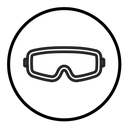 Safety goggles icon