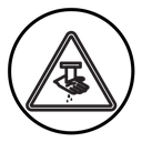 Safety hand icon