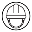 Safety helmet icon