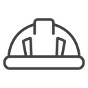 Safety helmet icon