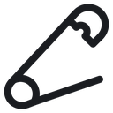 Safety pin 2 icon