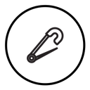 Safety pin icon