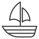 Sailboat icon