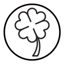 Saint patrick Leaf clover icon