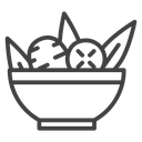 Salad bowl 3 icon